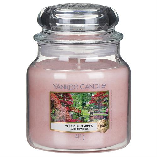 Yankee Candle Tranquil Garden Medium Jar Retail Box No