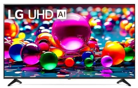 LG 50 Inch AI UA80 4K UHD webOS25 Smart TV