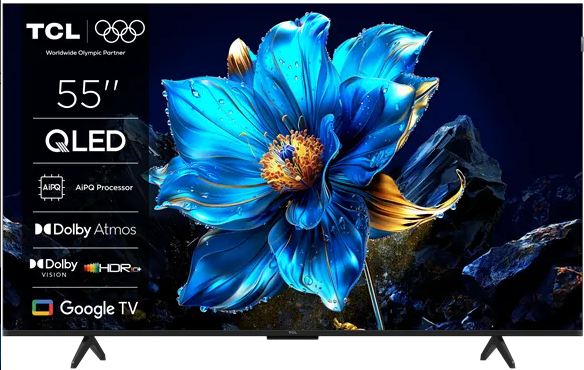 TCL P7K-UK 55Inch QLED Direct LED 4K HDR Smart Google TV
