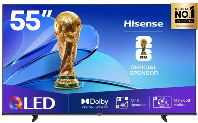 Hisense 55Q6Q 55-inch 4K UHD QLED VIDAA Smart Television