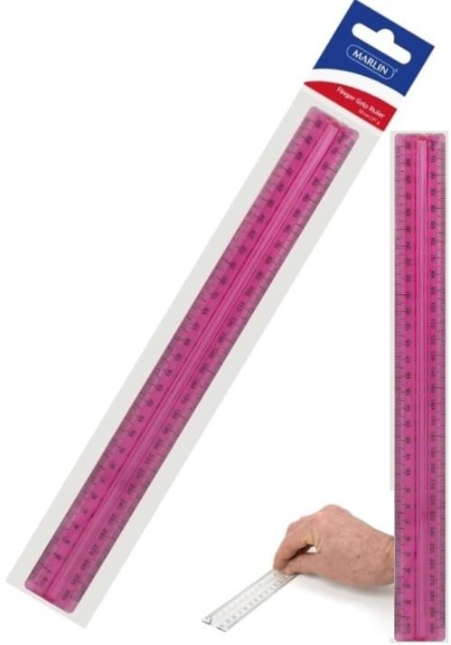 Marlin 30cm Finger Grip Ruler