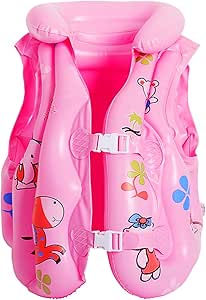 Casey Kids Small Inflatable Swimming Vest Pink - image 2