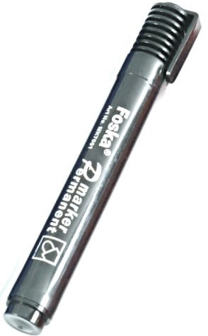 Foska Black Permanent Marker -