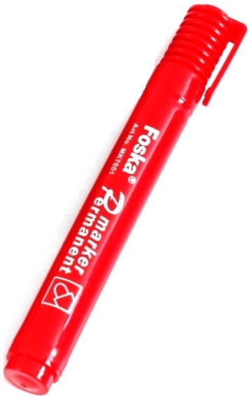 Foska Red Permanent Marker -