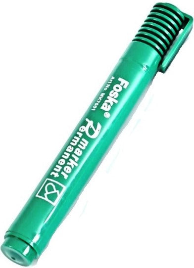 Foska Green Permanent Marker -