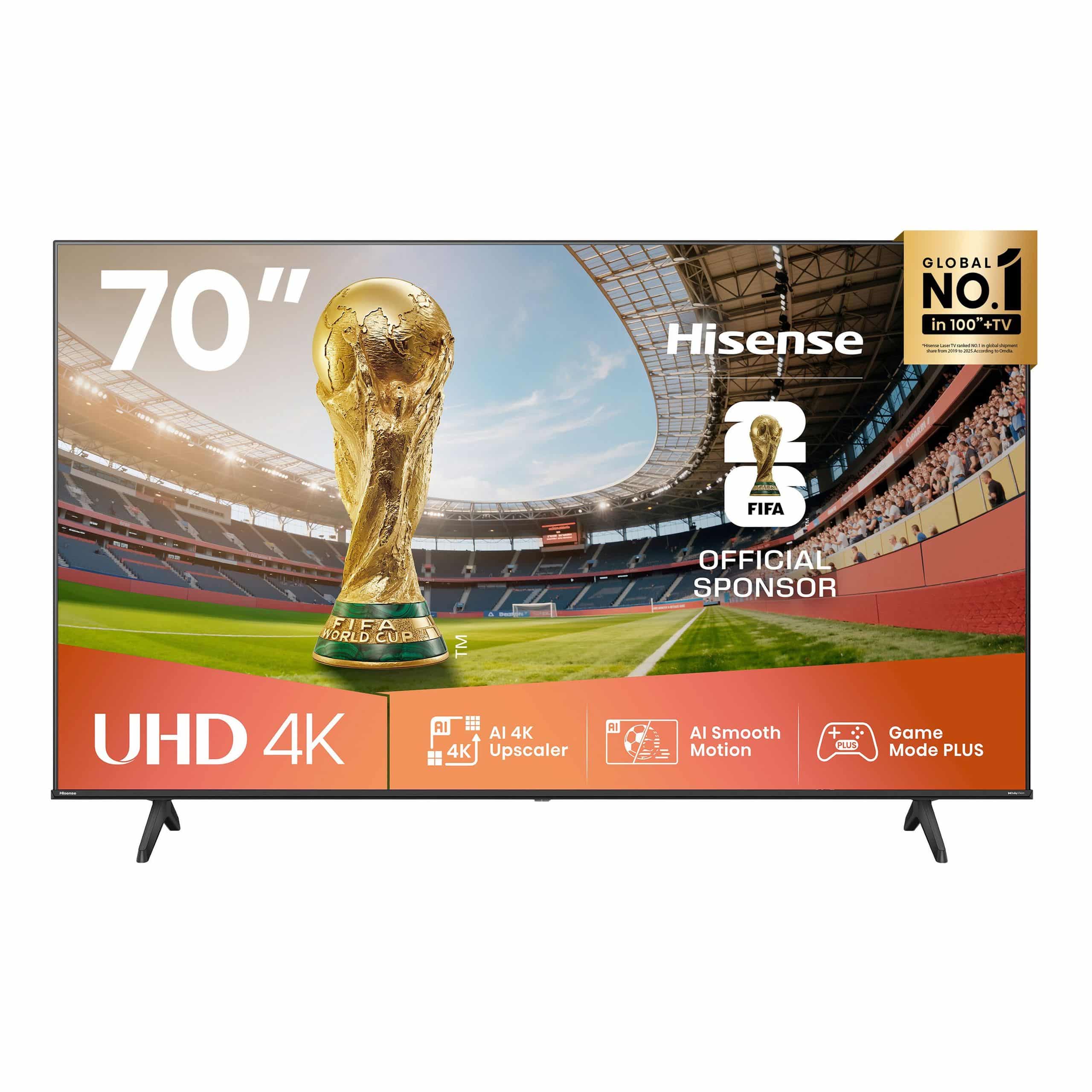 Hisense 70 Inch A6Q 4k UHD Smart LED TV - image 4