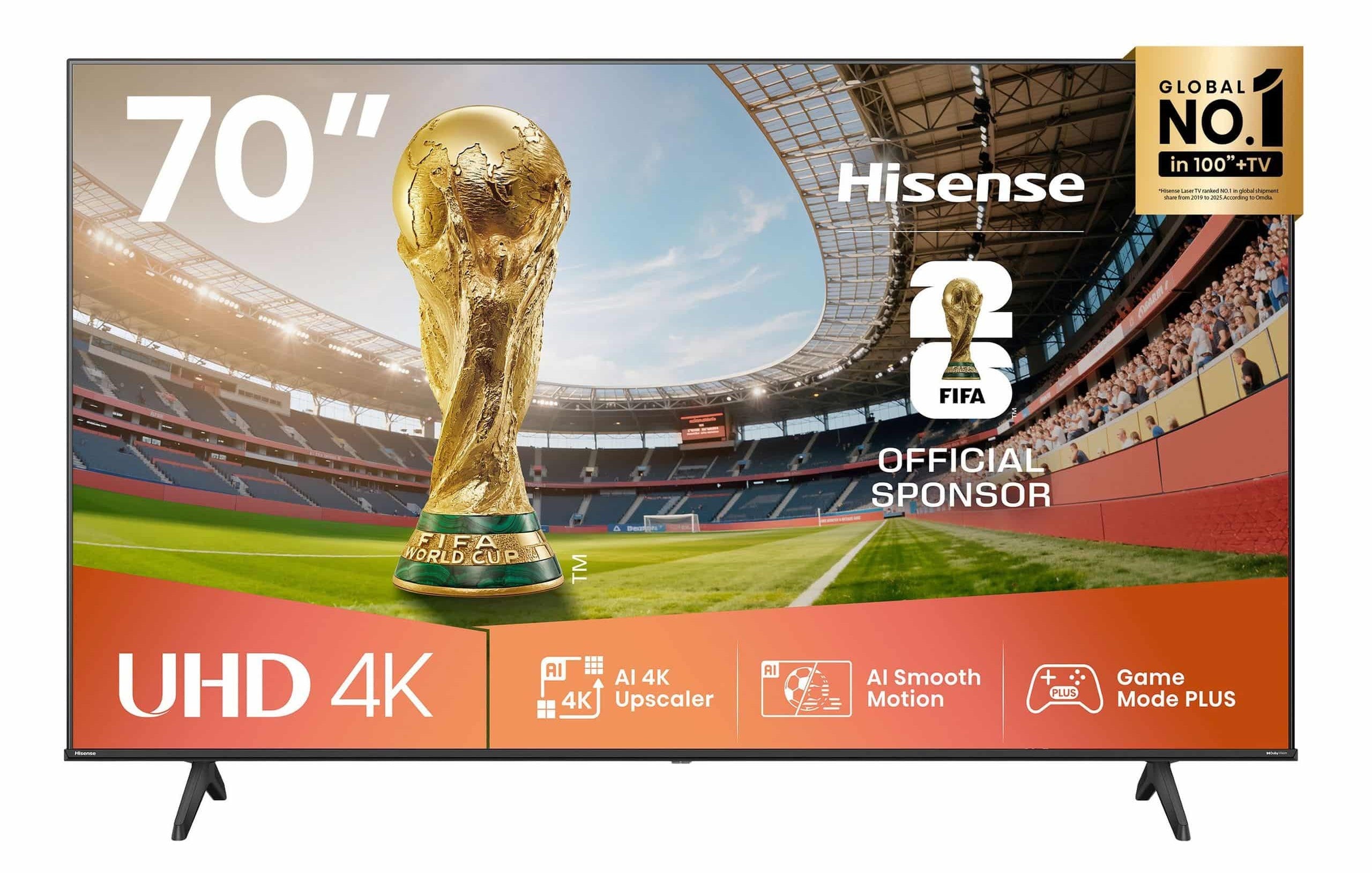 Hisense 70 Inch A6Q 4k UHD Smart LED TV