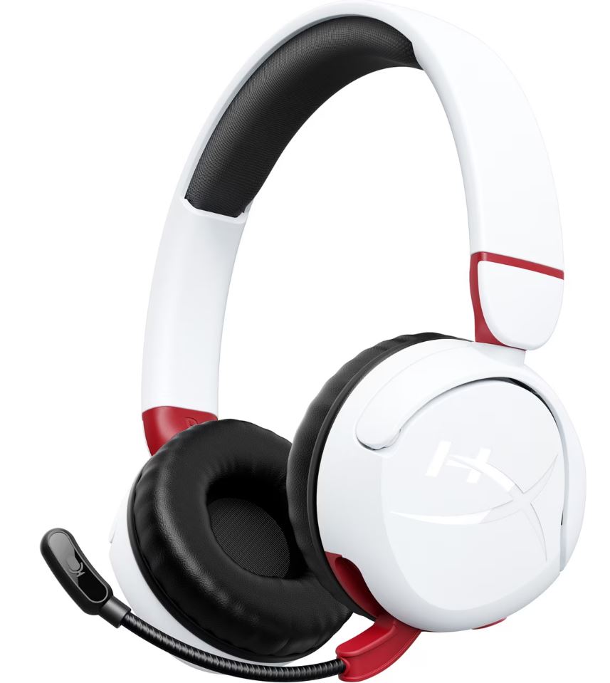 HP HyperX Cloud Mini Wireless White And Red Headset with Microphone - image 2