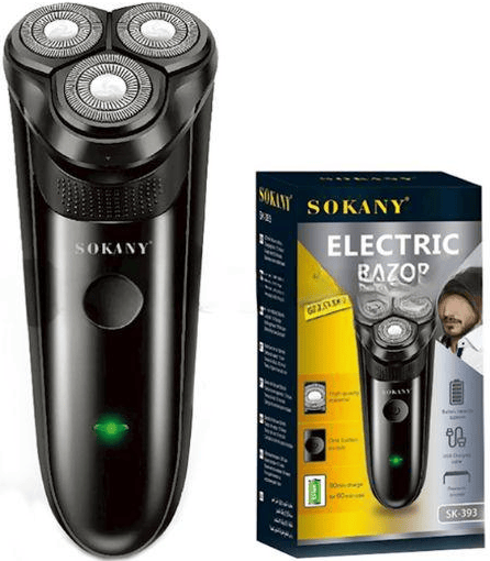 Sokany 3 Head Electric Razer With Trimmer - image 2