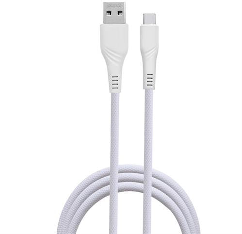 Ezra UsbA To TypeC 3A 1meter White Fast Charge Data Cable