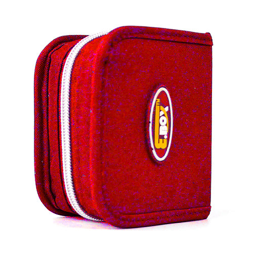 Ebox Little Cd/ Dvd Bag Red, Retail Box, No Warranty