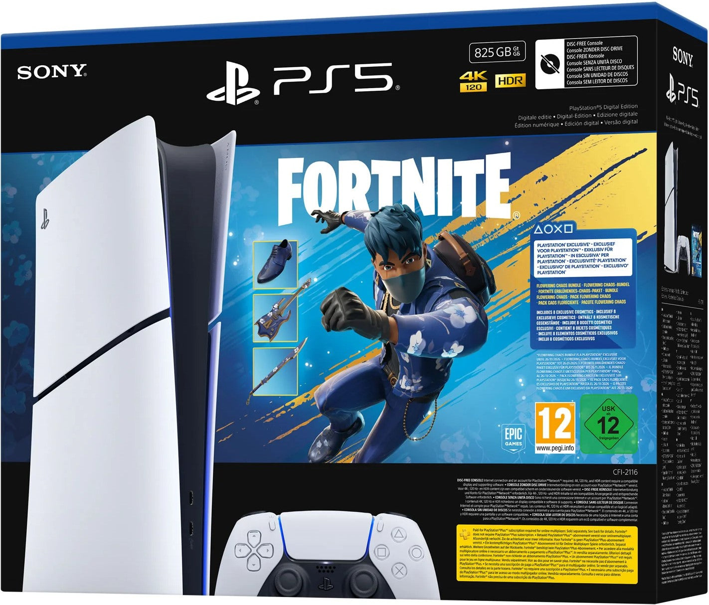 Sony PS5 Digital Fortnite Slim Console - image 2