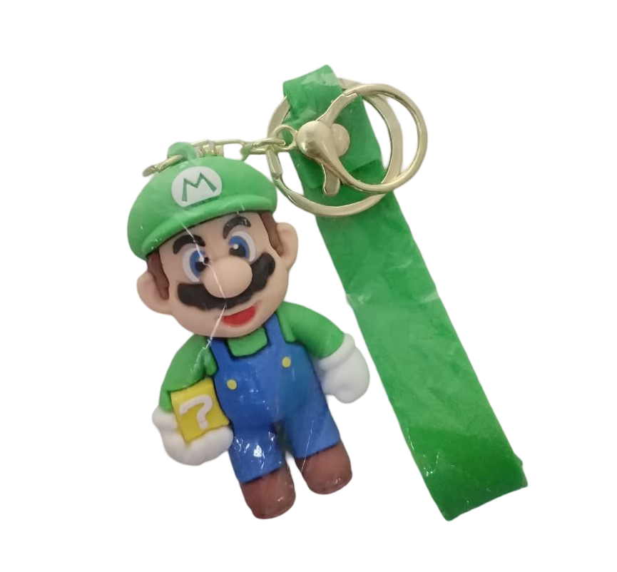 Casey Green Luigi Character Key Chain