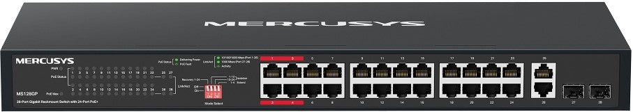 Mercusys 28 Port Gigabit Rackmount Switch With 24 Port PoE Plus - image 2