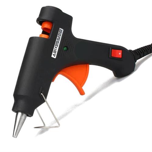 Noble Hot Melt Glue Gun 20w Black With Indicator Light And