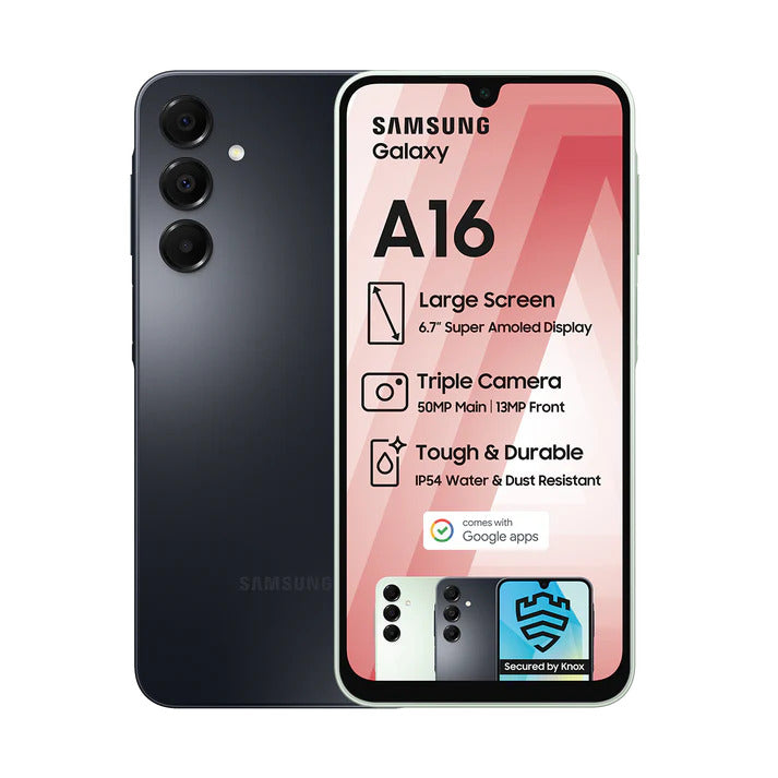 Samsung Galaxy A16 LTE 4GB 128GB Dual Sim Smartphone Black