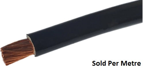 Solarix 16mm2 Battery Power Cable Per Metre Black