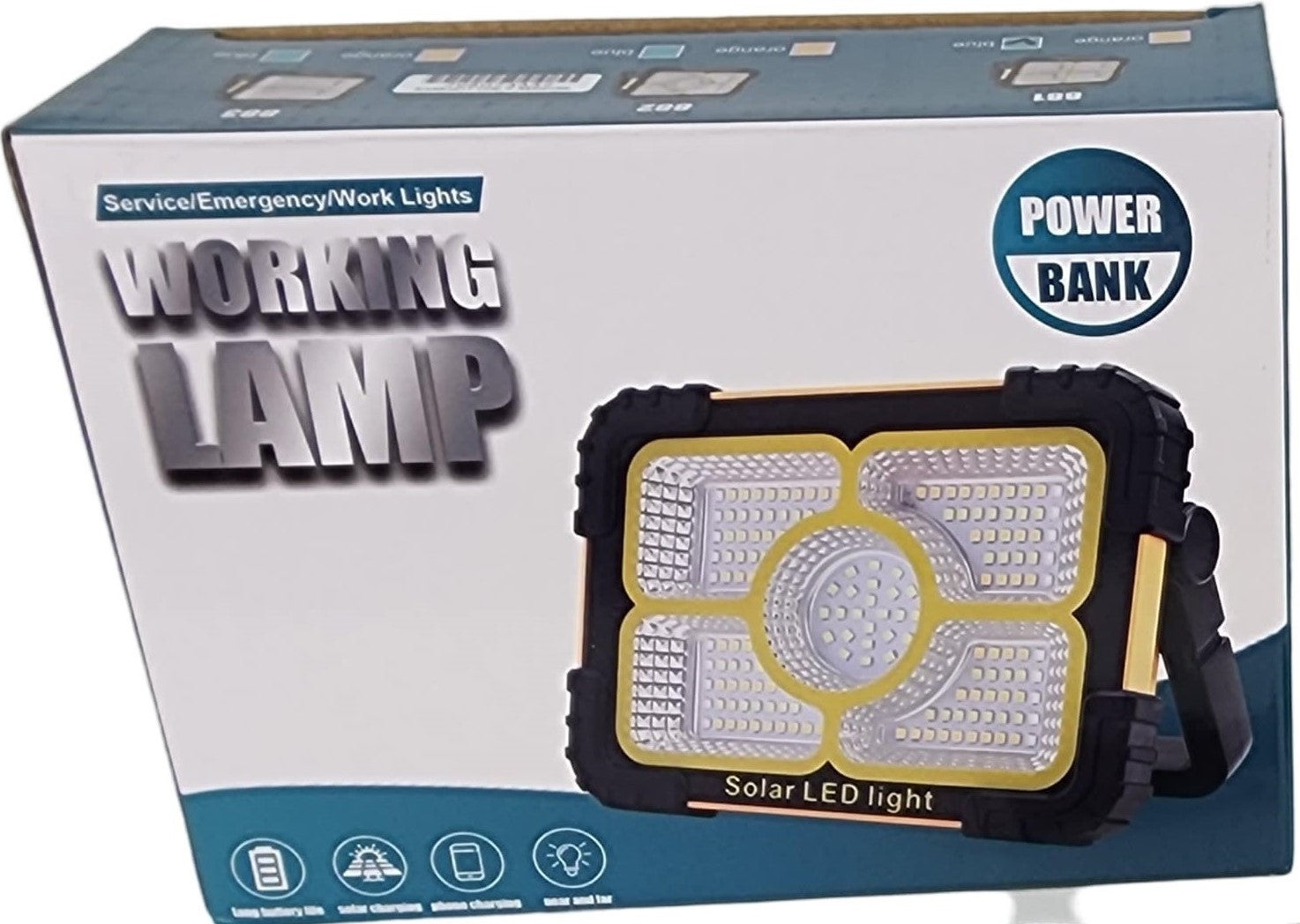 Solarix LED Solar Floodlamp With Power Bank Orange Large - image 9