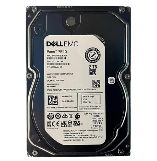 Dell EXOS 7E10 2TB Enterprise Sata Hard Drive