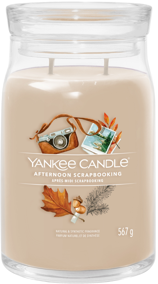 Yankee Afternoon Scrapbooking Signature Large Jar Candle