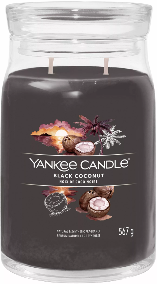 Yankee Black Coconut Signature Large Jar Candle