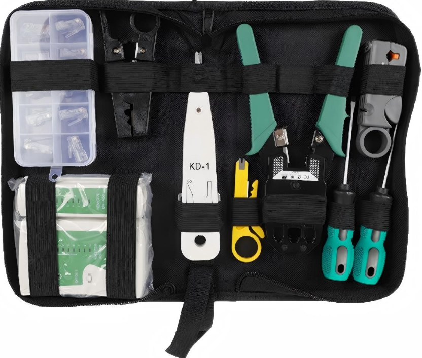Netix 10 Piece Network Tool Kit With RJ45 Crimping Pliers