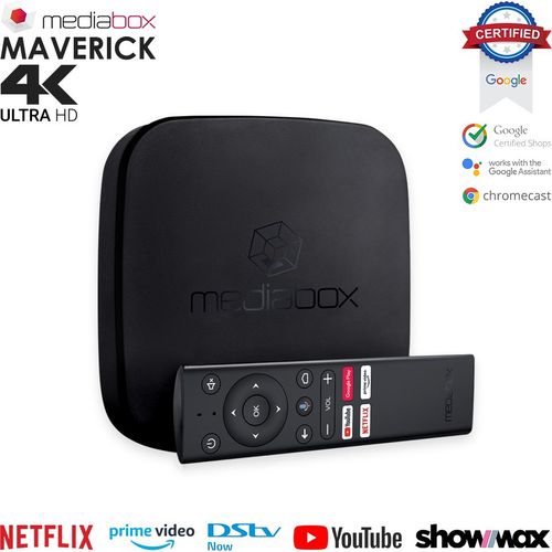 MEDIABOX MAVERICK 4K MEDIA PLAYER TV BOX