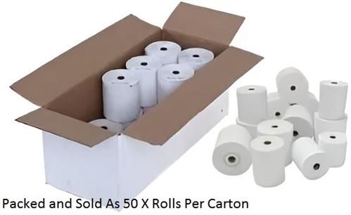 Postron Thermal 80mm X 80mm Paper Roll – Colour White