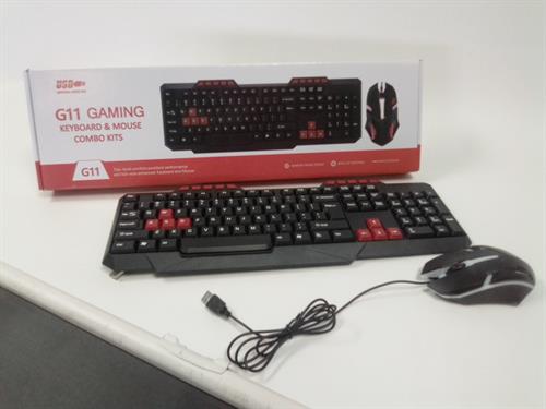 UniQue G11 Gaming Wired 114 Keys USB Keyboard And Ergonomic