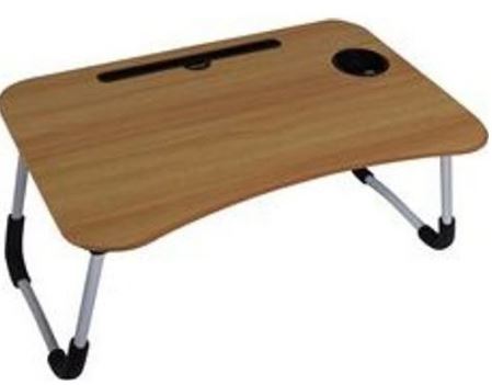 UniQue Black Oak Multifunctional Foldable Laptop Desk - image 2