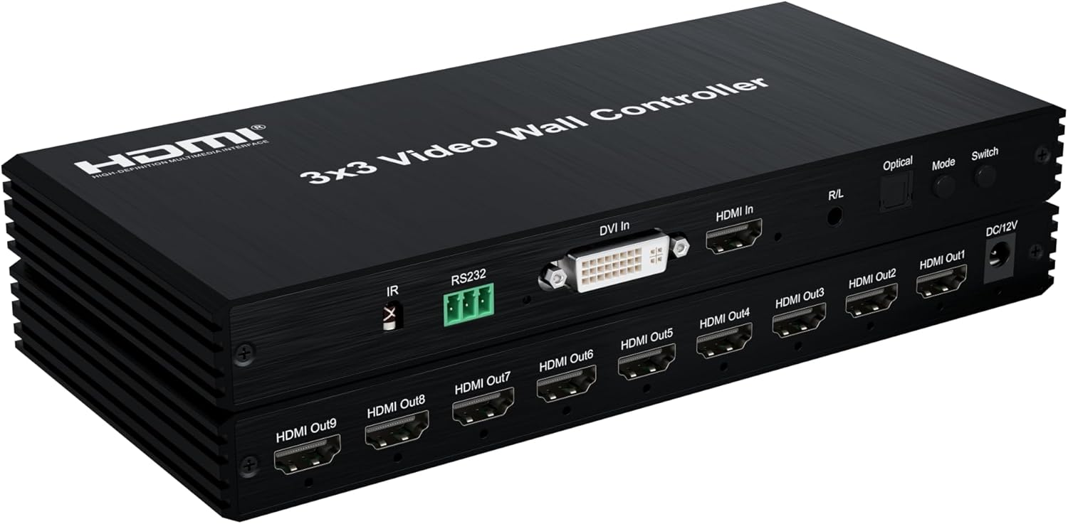 UniQue 3x3 HDMI Video Wall Controller - image 3