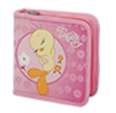 Tweety 40 CD Wallet Colour::PINK, Retail Box , No warranty