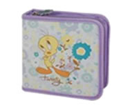 Tweety 40 CD Wallet Colour::PURPLE