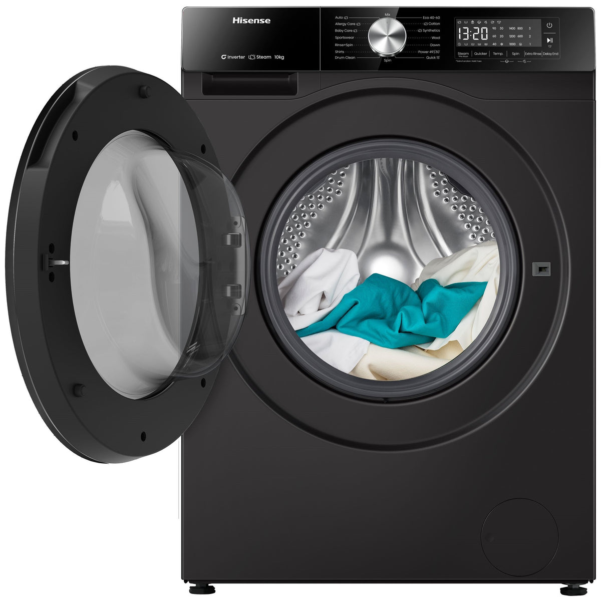 Hisense 10kg Premium Black Front Loader Washing Machine - image 2