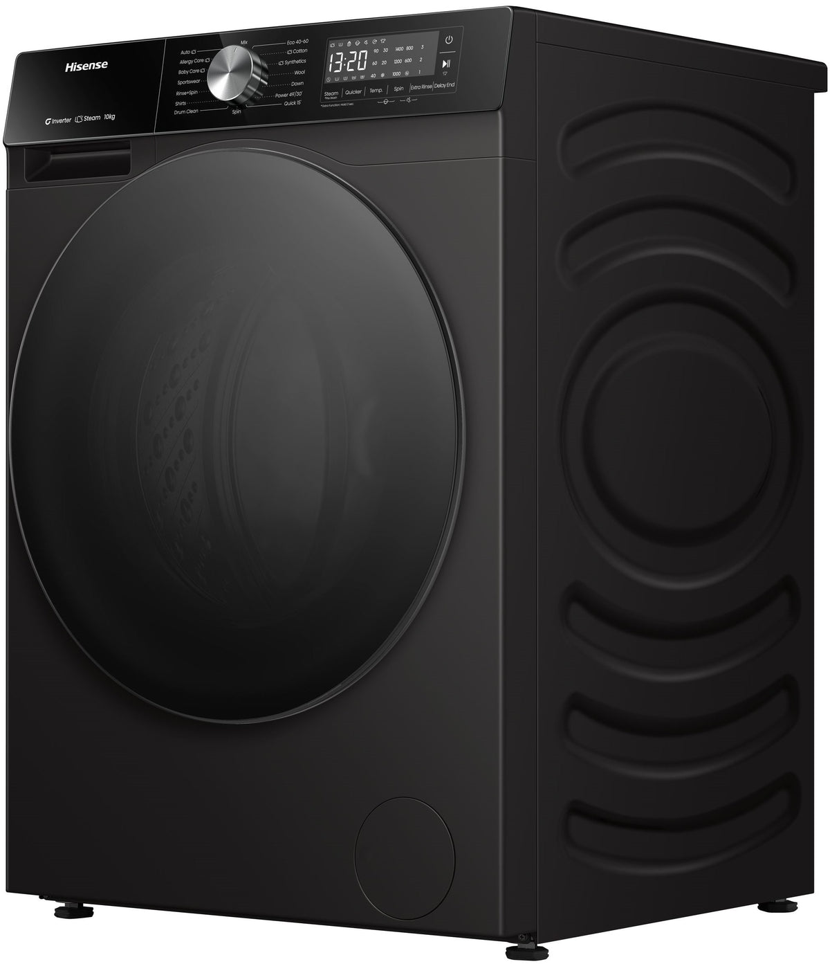 Hisense 10kg Premium Black Front Loader Washing Machine - image 3