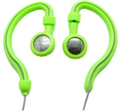 GEEKO HOOK ON STEREO EARPHONES- GREEN