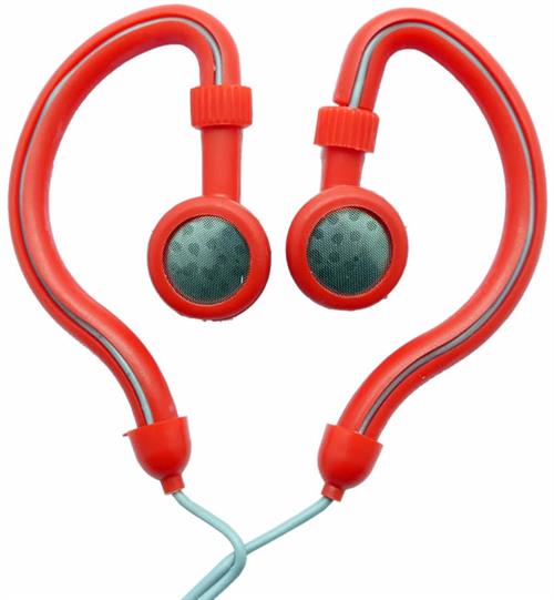 GEEKO HOOK ON STEREO EARPHONES- RED