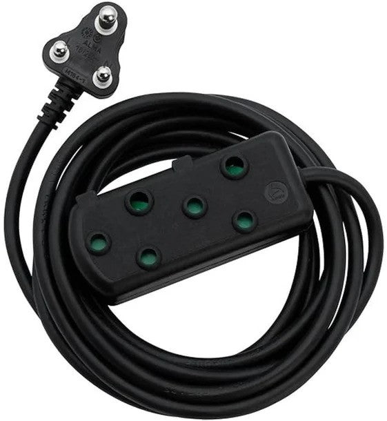 Ellies 3 Metre Dual Side Heavy Duty Power Extension Cord