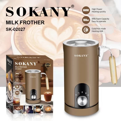 Sokany 600W 160ml Bronze Milk Frother - image 5