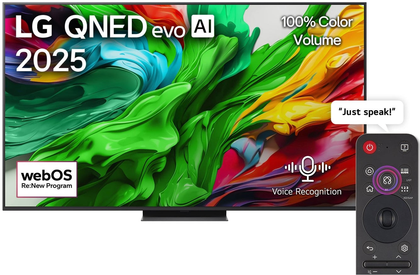 LG 75 Inch QNED evo AI 4K MiniLED Smart TV