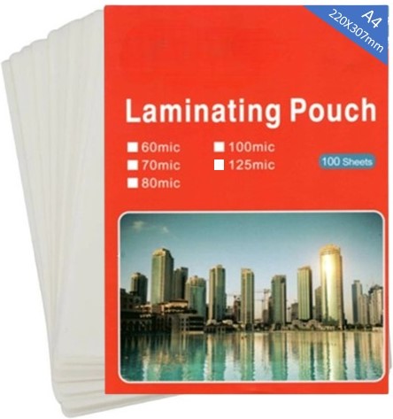 Brainware A4 100 Sheets Laminating Pouch