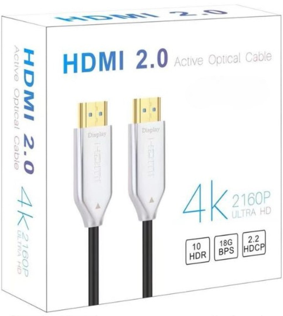 UniQue 4K Ultra HD 60M HDTV 2.0 Active Optical Cable