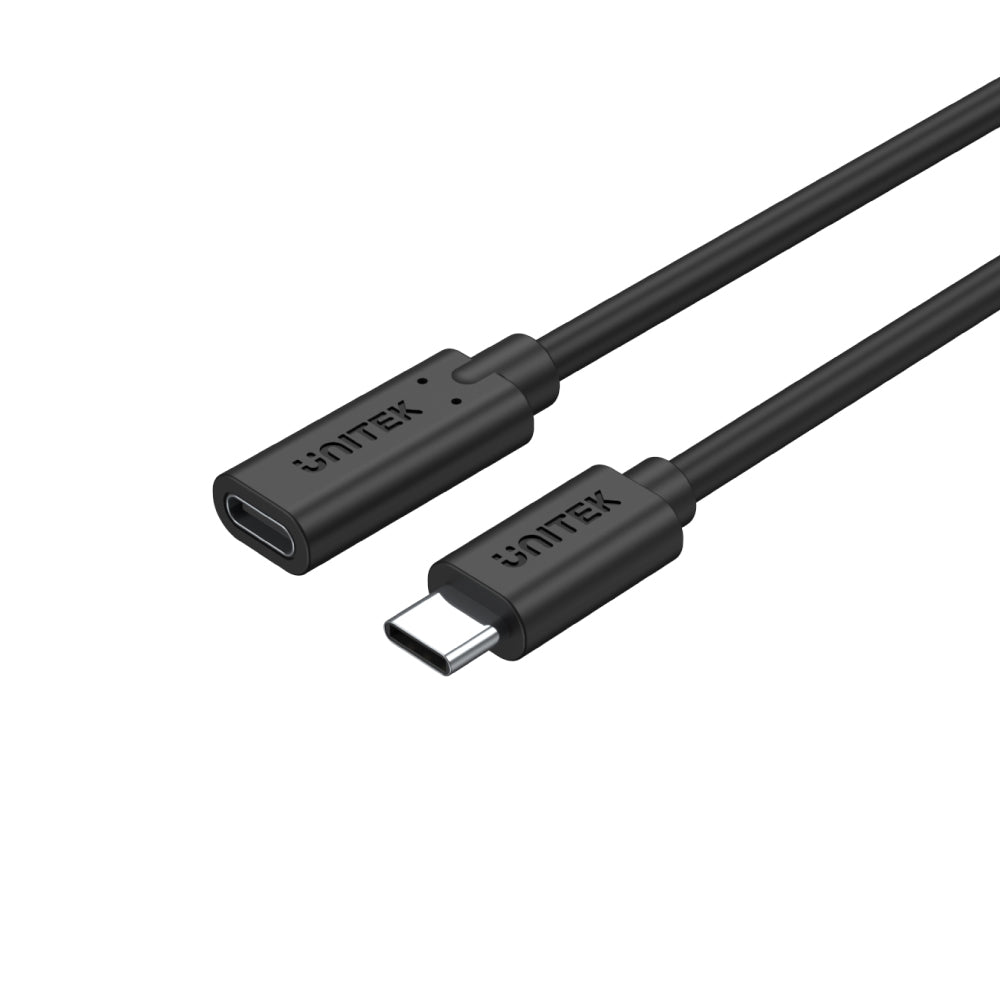 UNITEK 0.5M USB3.2 TYPE-C, M-F EXT CABLE(C14086BK)