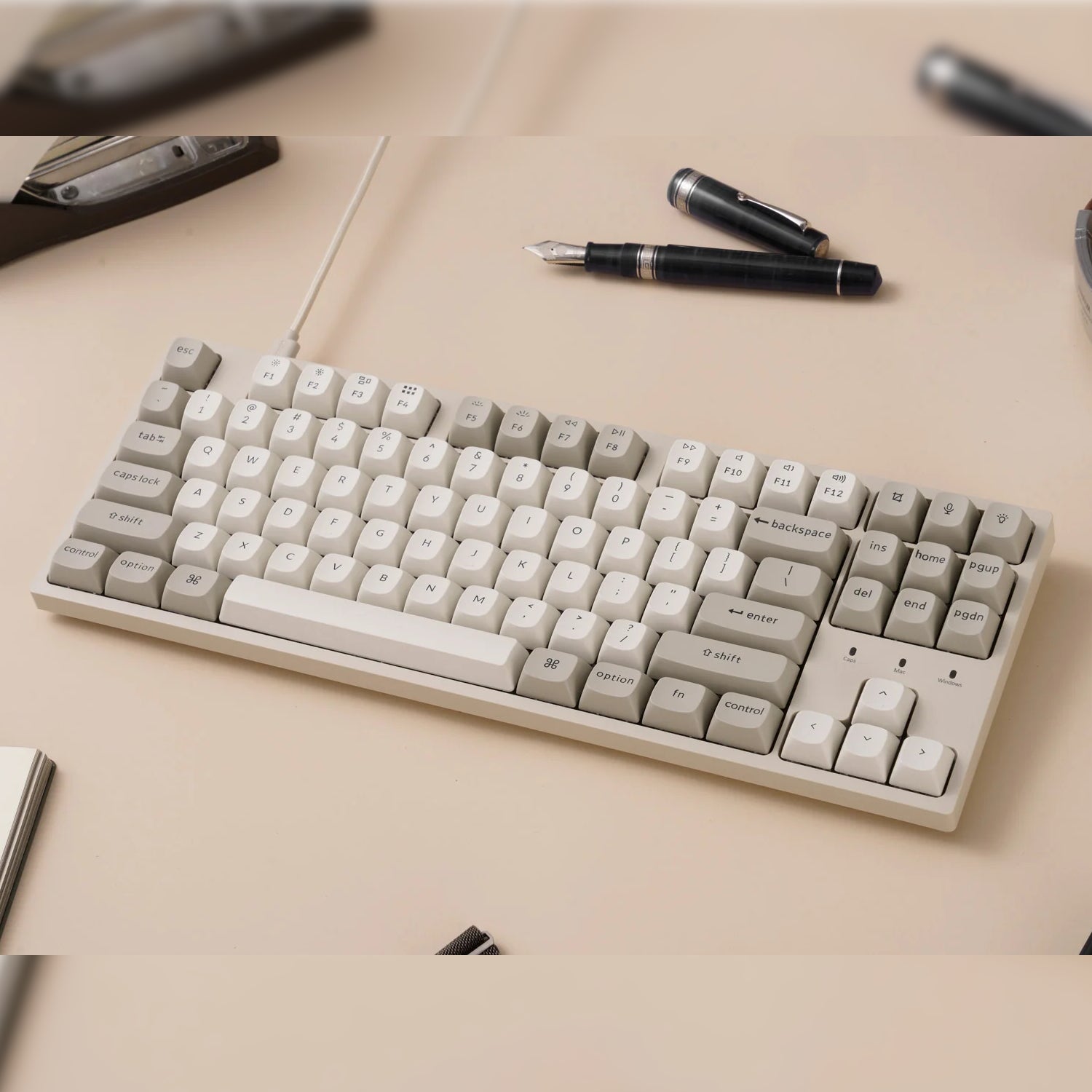 Keychron C1 Pro 8K 80% Super Red Hot-swappable RGB Wired Mechanical Keyboard – image 5
