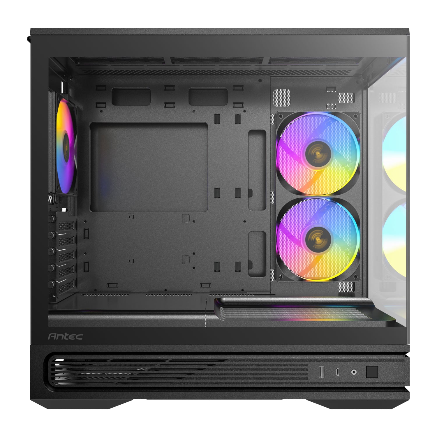 Antec C2M ARGB Compact Micro-ATX Gaming Chassis - Black – image 5