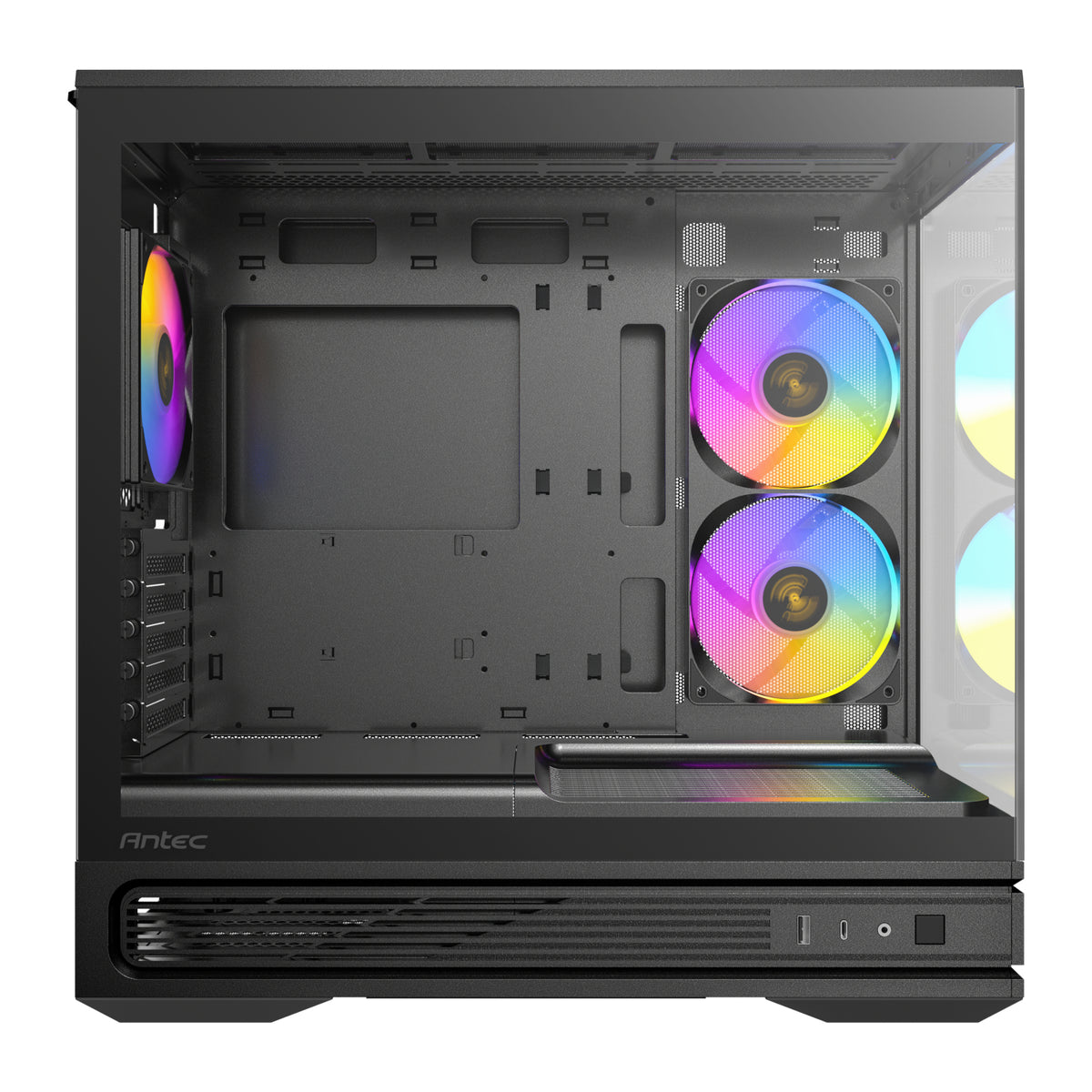 Antec C2M ARGB Compact Micro-ATX Gaming Chassis - Black – image 5