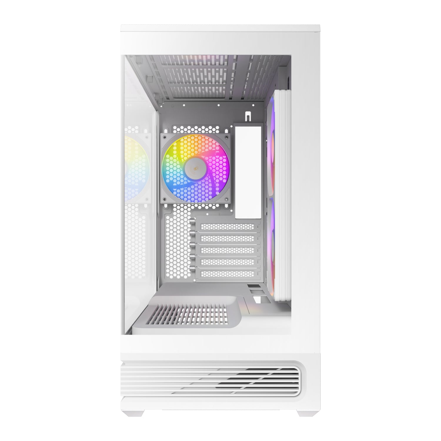 Antec C2M ARGB Compact Micro-ATX Gaming Chassis - White – image 2