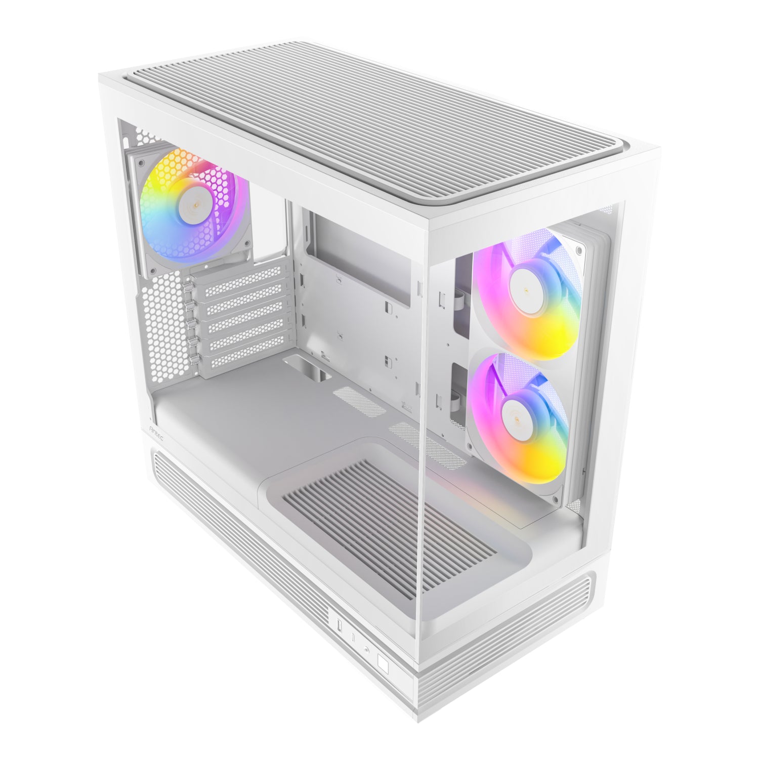Antec C2M ARGB Compact Micro-ATX Gaming Chassis - White – image 4