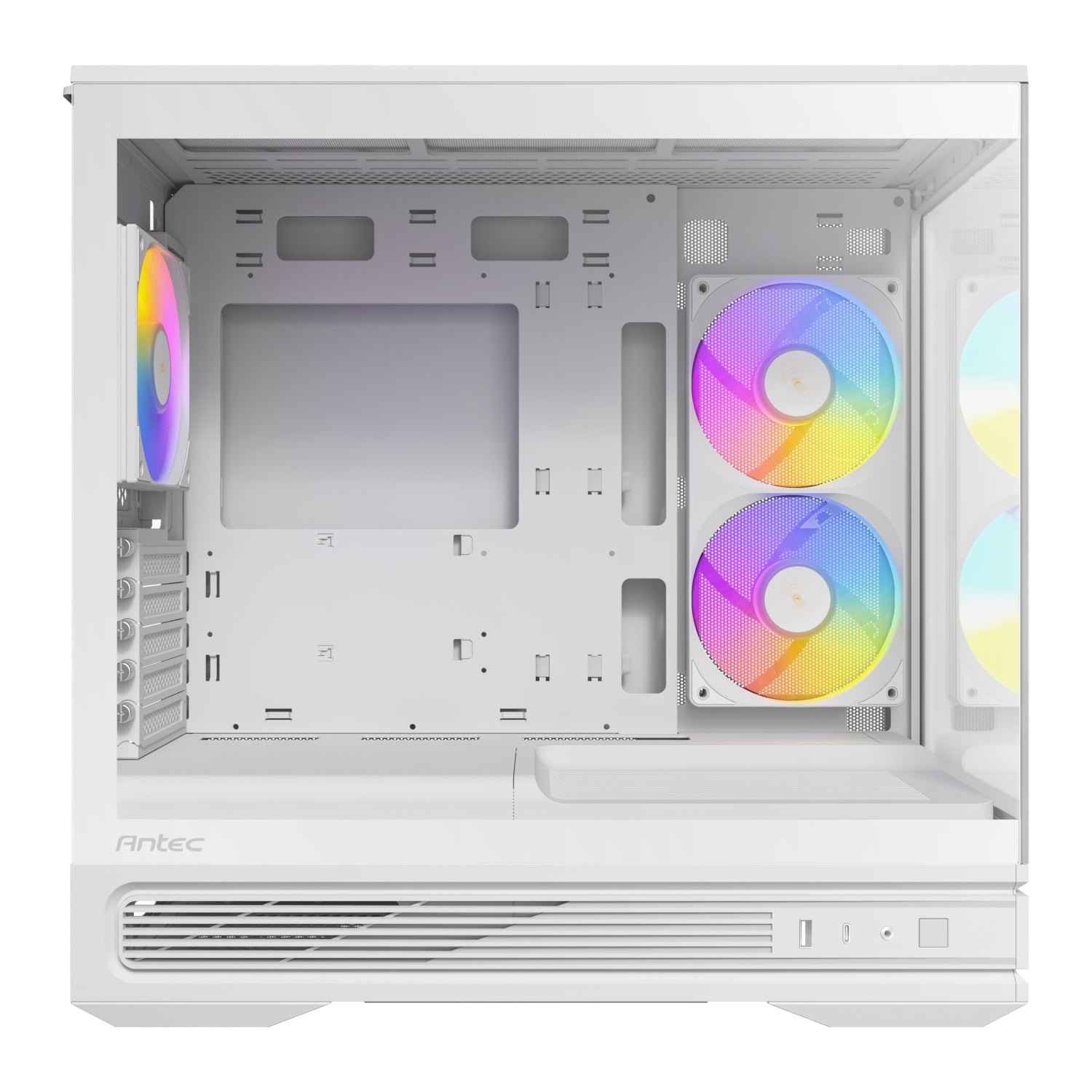 Antec C2M ARGB Compact Micro-ATX Gaming Chassis - White – image 5