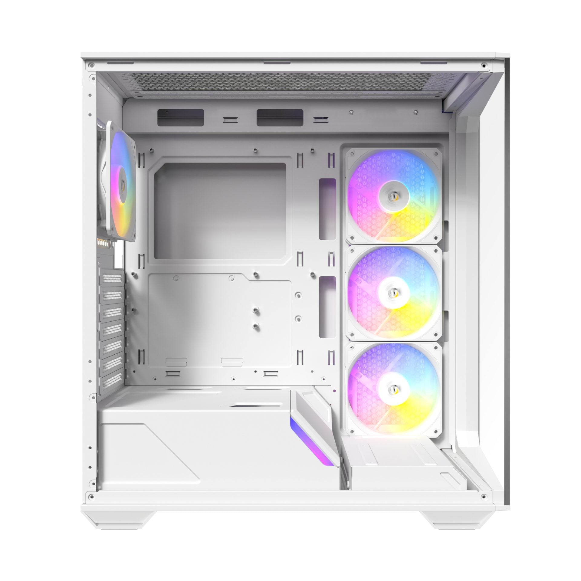 Antec C3 ARGB ATX | Micro-ATX | ITX ARGB Mid-Tower Gaming Chassis – White - image 5